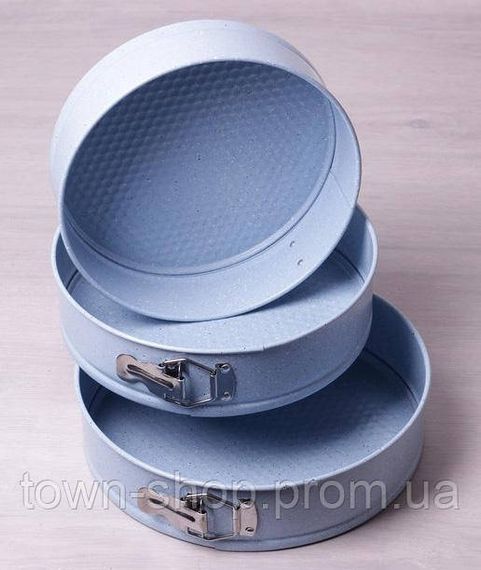 Набор разъемных форм 3шт Kamille Marble Ø24см, Ø26см,Ø28см KM-6031 | Зображення 1