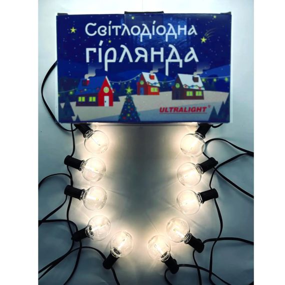 Гирлянда уличная светодиодная линейная Ultralight DL BELT LIGHT 10 Filament 8м теплый белый свет (6835) | Зображення 3