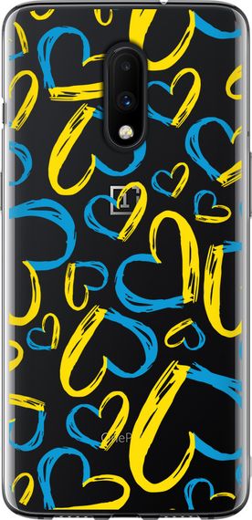 Чехол на OnePlus 7 Сердца UA "5292u-1740-17620"