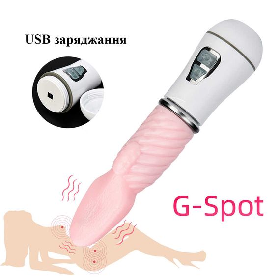 Силіконовий вібратор для жінок Кунілінгус (USB) | Зображення 1