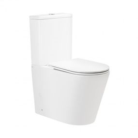 Унітаз Qtap Scorpio підлоговий Ultra Quiet з сидінням Slim Duroplast/ Soft-close/ Quick relase QT14222125AUQW