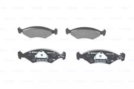 Колодки гальмівні дискові FORD ESCORT передн.  BOSCH (0986466402)