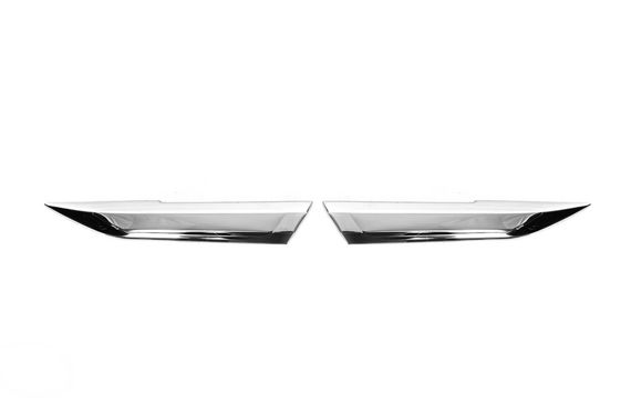 Накладки на крылья (2 шт, нерж) для Peugeot 2008 2019-2024 гг | Зображення 2