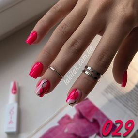 Гель-лак JOIA vegan 029 рожева глазур, 6 мл