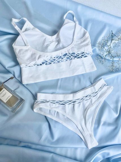 Женский комплект нижнего белья 2429/1 XL Белый | Зображення 3