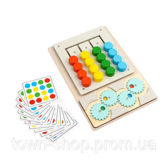 Детская развивающая игрушка-головоломка MD 0836-1 дерево, 26х18 см