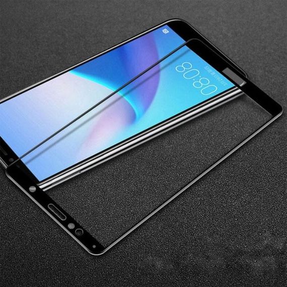 Full Glue захисне скло для Huawei Y6 2018 - Black | Зображення 2