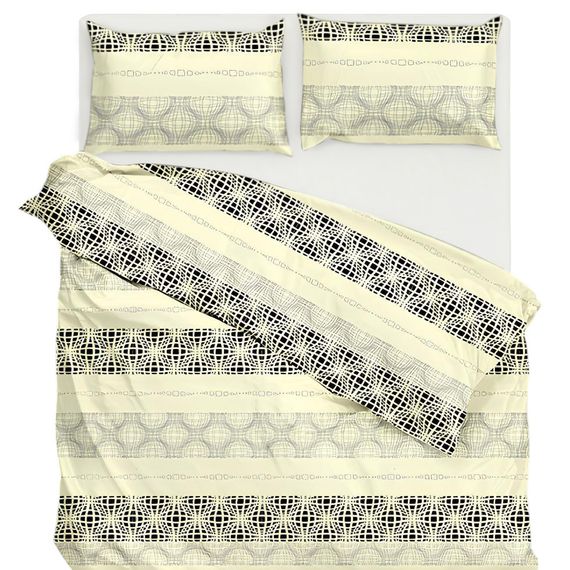 Комплект постельного белья SoundSleep Runa бязь Евро 200х220 см молочный (2800004680622)