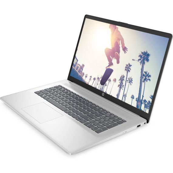 HP 17-cn4019ua 17.3" FHD IPS, 300n/Core 5-120U (5.0)/16Gb/SSD512Gb/Intel Graphics/DOS/Сріблястий | Зображення 1