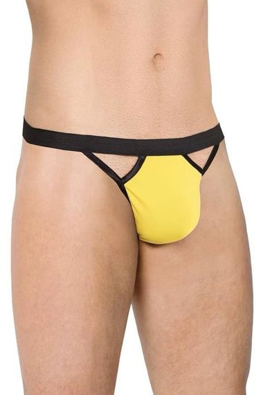 Стрінги чоловічі Softline Mens Thong 4530 Жовті S/M/L
