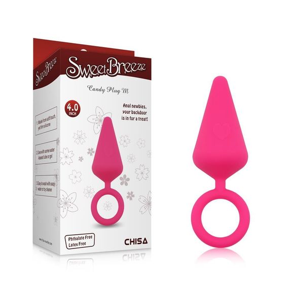 Анальна пробка Candy Plug M-Pink Sex Aura