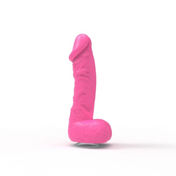 Крафтове мило-член з присоскою Чистий Кайф LARGE Pink, натуральне | Зображення 1