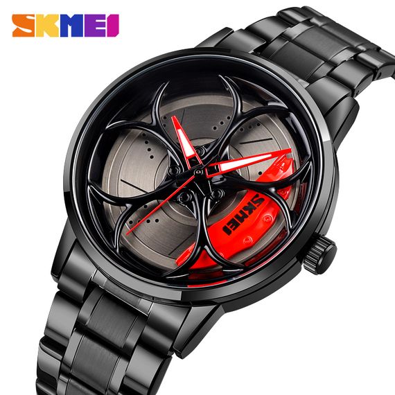 Чоловічий годинник Skmei 1990B Black-Red | Зображення 1