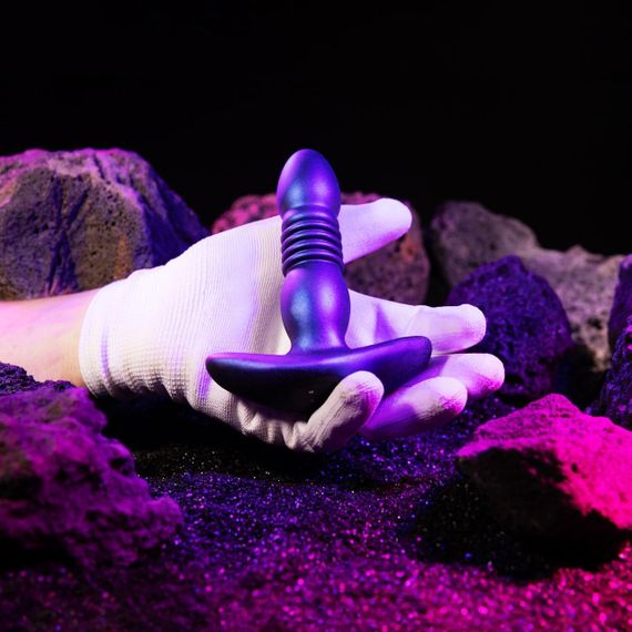 Анальна пробка з вібрацією та пульсацією Hueman - Supernova Thrusting Buttplug Sex Aura | Зображення 9