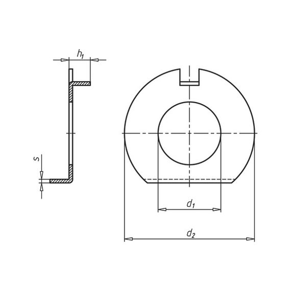 Шайба стопорна, зовнішня лапка | Зображення 1