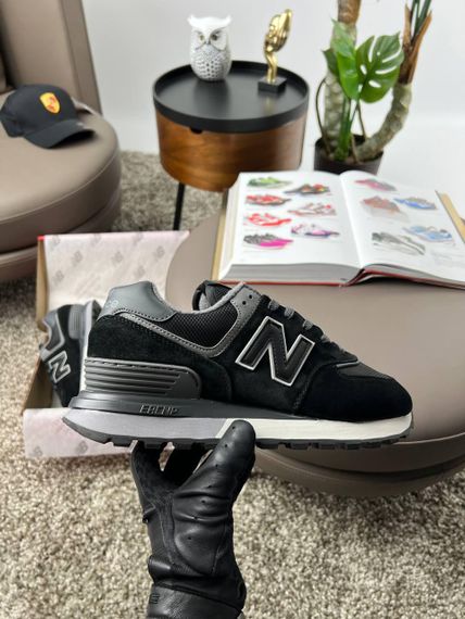 Чоловічі кросівки N-e-w 574 Black White , В'єтнам термо-21 42 27