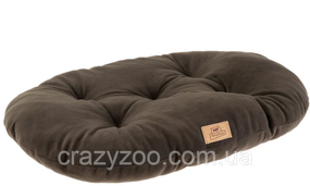 Подушка для собак та котів Ferplast Relax Microfleece 45/2 темно-сіра 43х30 см 83304523
