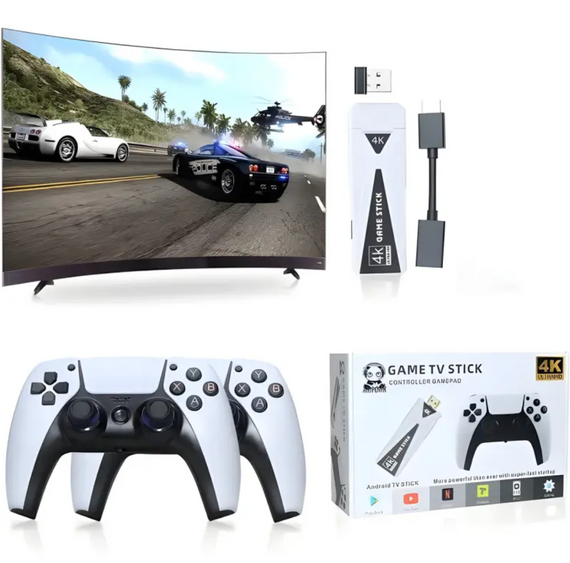 Ігрова приставка HDMI M15 Game Stick 4K 64GB ∙ Мініконсоль M15 з 20 000 іграми та бездротовими джойстиками | Зображення 4