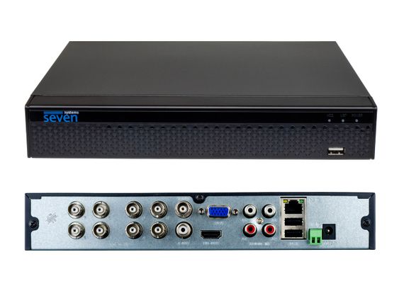 Комплект видеонаблюдения SEVEN KS-7616I-2MP 6 камер 2Мр | Зображення 1