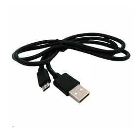 Кабель USB MicroUSB WALKER 110 1А 1м чорний