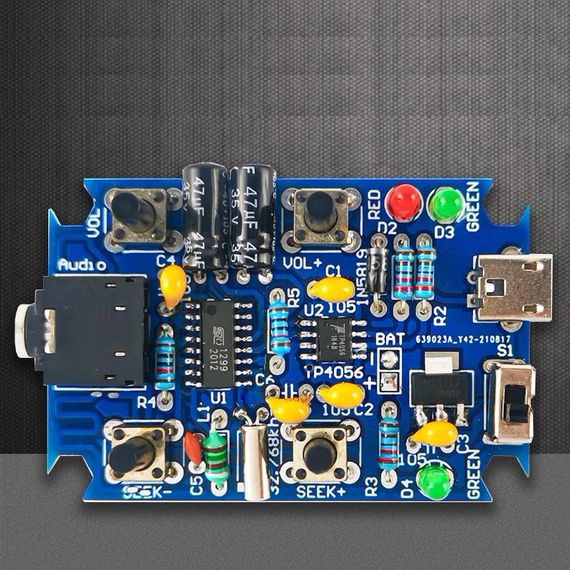 Конструктор DIY, FM-радио в корпусе 76-108MHz с аккумулятором | Зображення 4