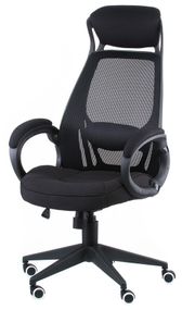 Крісло офісне Briz black fabric, механізм Tilt з регулюванням гойдання