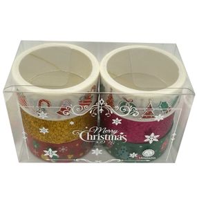 Набор декоративный скотч "Merry Christmas" XM-JD2273-1, 1,5 см x 2 м