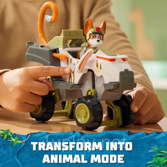 Щенячий патруль у джунглях Машина мавпа та фігурка Трекера Оригінал Paw Patrol Jungle Pups Tracker’s Monkey Vehicle | Зображення 7
