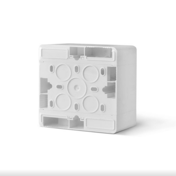 Коробка накладного монтажу одинарна біла Videx BINERA VF-BNMB1-W