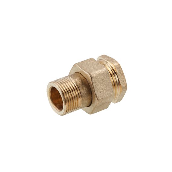 Згін-американка пряма LexLine 1/2" ВЗ під конус латунна УК0811-В | Зображення 2