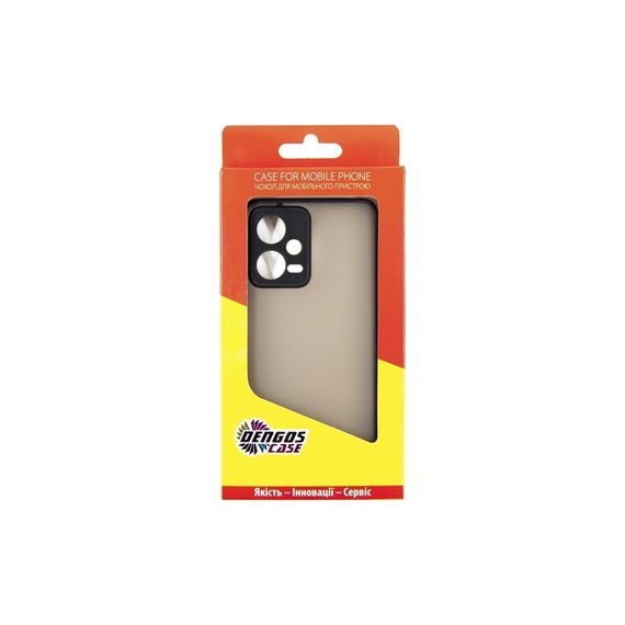 Чохол до мобільного телефона Dengos Kit for Xiaomi Redmi Note 12 5g case + glass (Black) (DG-KM-28) | Зображення 3