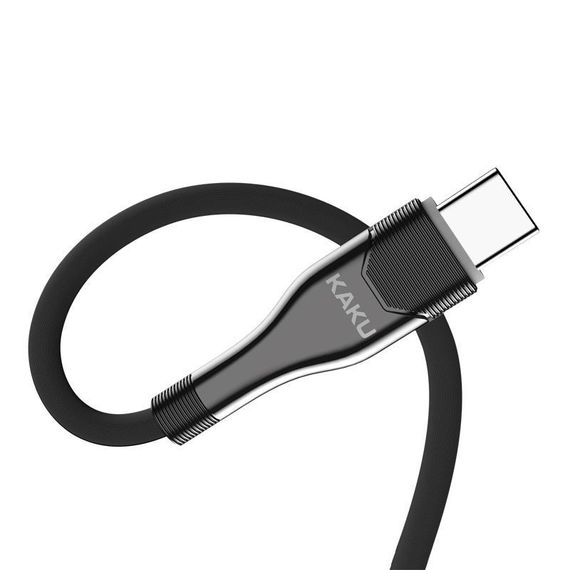 USB кабель Kaku KSC-223 USB - Type-C 1.2m з підсвічуванням - Black | Зображення 3