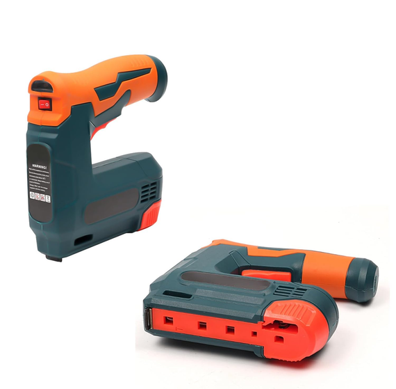 Беспроводной гвоздезабиватель-степлер 2-в-1 Cordless Nailer Stapler 21 в 1, аккумуляторный | Зображення 6