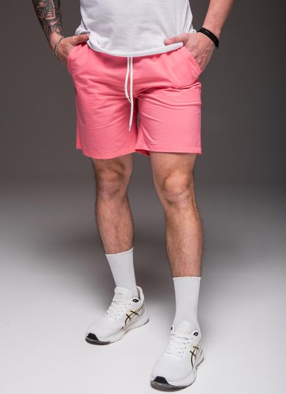 Мужские шорты из плащевки внутри с сеткой RA2031/1  цвет розовый, размер L | Зображення 4
