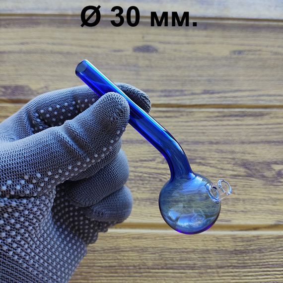 Стеклянная трубка Sherlock Nose Oil Blue