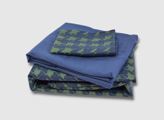 Комплект постільної білизни First Choice Flanel 160×220 см Sadora Navy Blue | Зображення 3
