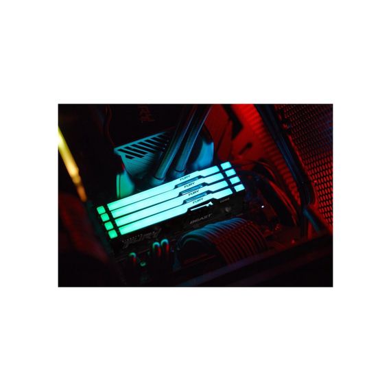 Модуль памяти для компьютера DDR5 32GB (2x16GB) 5200 MHz Beast RGB XMP Kingston Fury (ex.HyperX) (KF552C40BBAK2-32) | Зображення 8