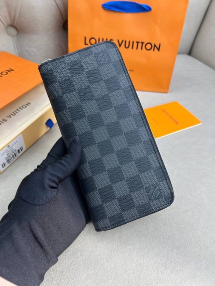 Органайзер сірий Louis Vuitton Zippy Damier Graphite k421 | Зображення 3
