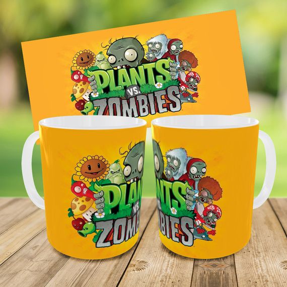 Набір дитячий рослини проти зомбі рюкзак 36х27см сумка-бананка, кружка з принтом для хлопчика (01574) | Зображення 8