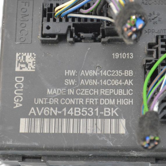 Блок управління передньої лівої двері Ford Focus III 2011-2018 Модуль лівої двері Форд Фокус 3 AV6N14B531BK | Зображення 1