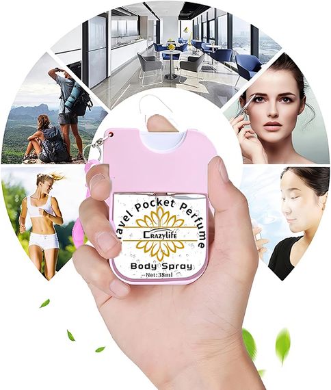 Туалетная вода с феромоном CrazyLife в портативном флаконе с карабином (38 мл) | Зображення 3