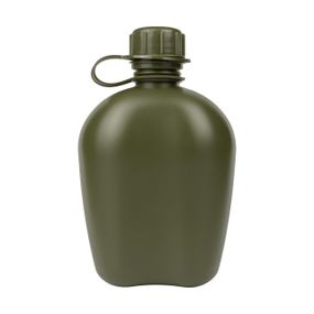 Фляга-каністра Tribe Canteen Olive 1 л, похідна питна фляга для риболовлі, туристична фляга тріб кемпінг ЗСУ