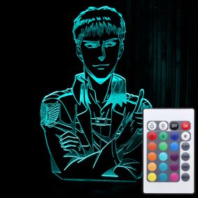 Акриловий світильник-нічник з пультом 16 кольорів Жан Кирштайн tty-n001050