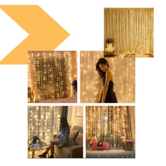 Гірлянда-штора теплий білий 200 LED XPRO 3x2м (46832-_276) | Зображення 6