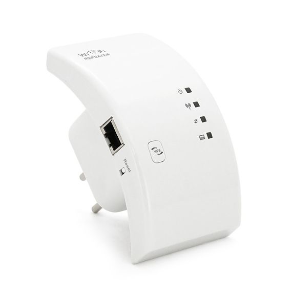 Підсилювач WiFi сигналу з вбудованою антеною LV-WR01, живлення 220V, 300Mbps