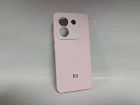 Чохол для Poco M7 Pro / Поко М7 Про, Lakshmi, з логотипом, м'який, протиударний, софт тач, пудровий