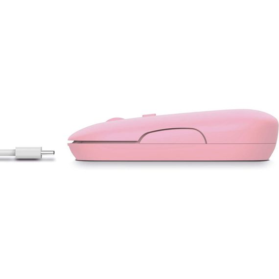 Мишка Trust Puck Wireless/Bluetooth Silent Pink (24125) | Зображення 5