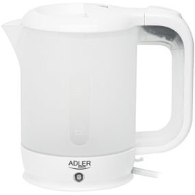Електрочайник Adler AD 1381 дорожній 900Вт/ 0.5л/ 2 чашки/ ложка/ білий
