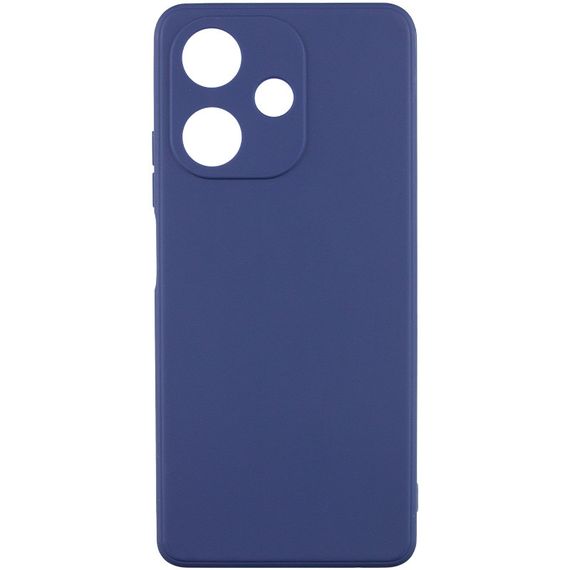 Силиконовый чехол Candy Full Camera для Infinix Hot 30 Синий / Dark Blue