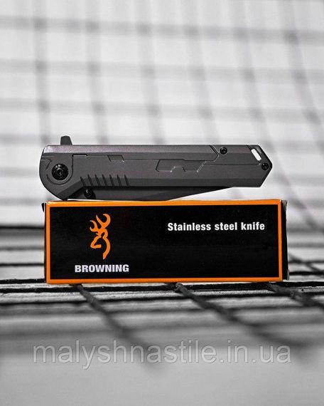 Нож выкидной browning grey ДЛ6506 | Зображення 1